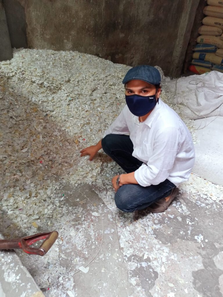 Ridwan with Crushed Plastic